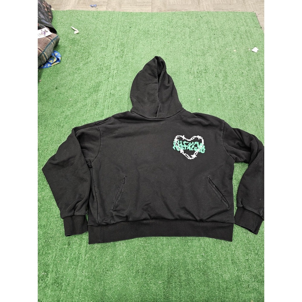 Pangaia X Dua Lipa Future Nostalgia 2022 Tour Pullover Hoodie Black Navy Size S